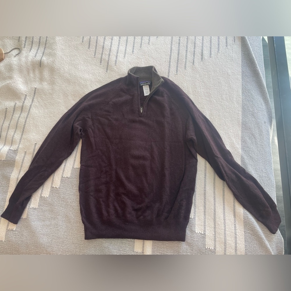 Patagonia cashmere quarter zip
